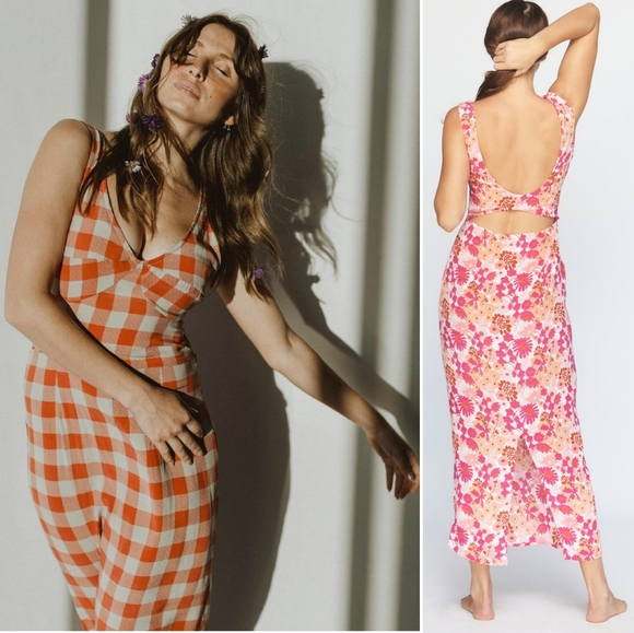 New acacia mid pacific penny dress maxi hibiscus P - Picture 9 of 16